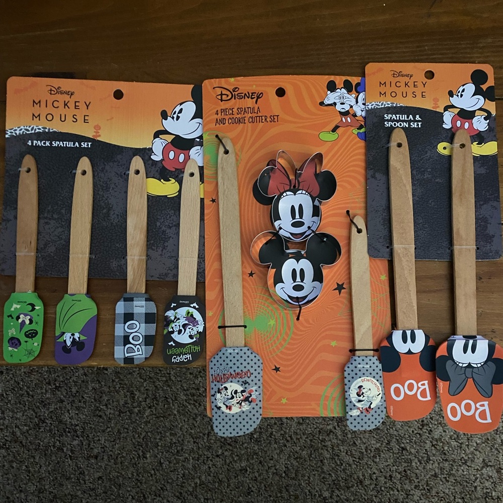 Disney Halloween Spatulas and Cookie Cutters